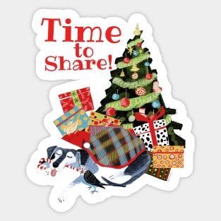 Time to Share Sticker